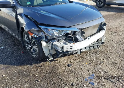 2018 Honda Civic Ex-T from USA, damaged, VIN JHMFC1F31JX016014
